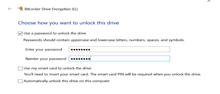 Bitlocker Configuration
