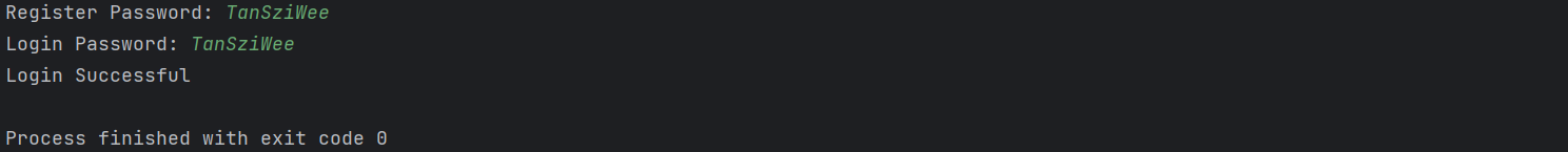 output1 python code hashing and salting